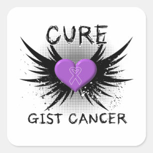 Adesivo Quadrado Cancer GIST Cure