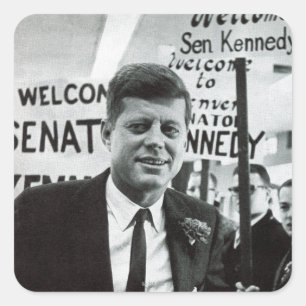 Adesivo Quadrado Candidato Kennedy