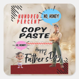 Adesivo Quadrado Caneca