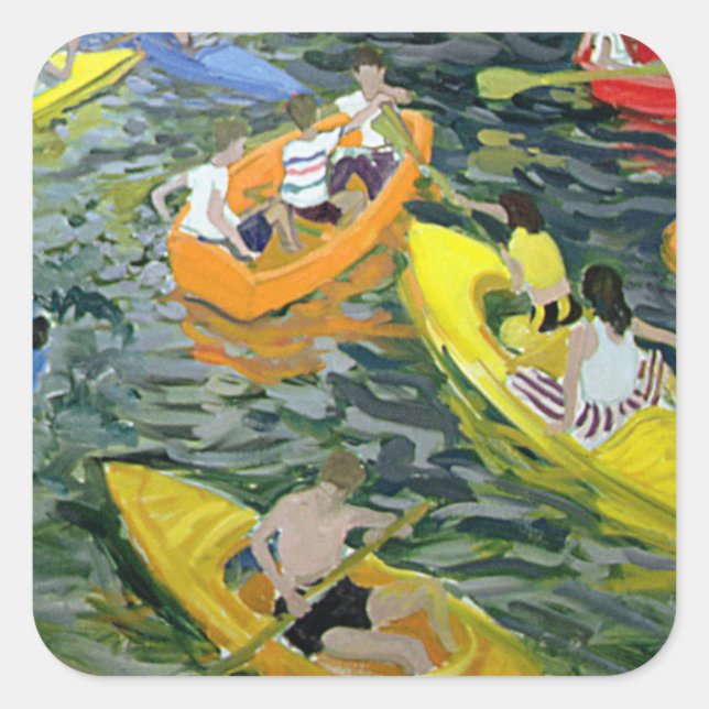 Adesivo Quadrado Canoes Wickstead Park (Frente)