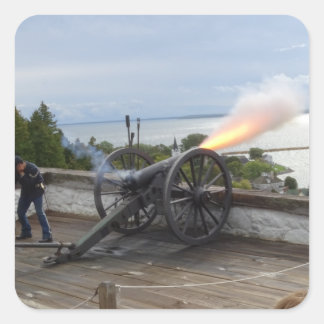 Adesivo Quadrado Canon Firing