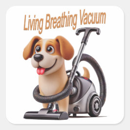 Adesivo Quadrado Cão Vácuo Respirativo