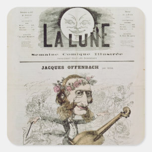 Adesivo Quadrado Capa 'do La Lune