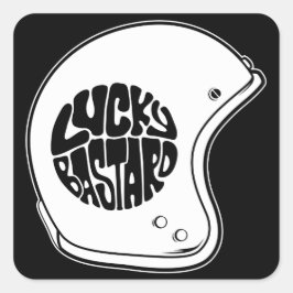 Adesivo Quadrado Capacete Personalizado