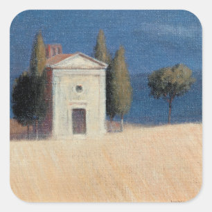 Adesivo Quadrado Capela perto de Pienza II 2012
