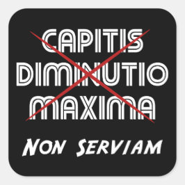 Adesivo Quadrado capite diminuição máxima não servidora