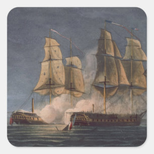 Adesivo Quadrado Captação do Thetis pela ametista do HMS, 10o