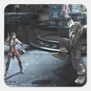 Adesivo Quadrado Captura de tela: Harley vs Grundy