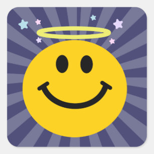 Adesivo Quadrado Cara do anjo