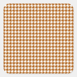 Adesivo Quadrado Caramel Modern Houndstooth em Emporiomoffa