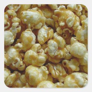 Adesivo Quadrado Caramel Popcorn