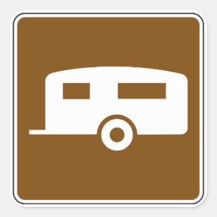 Adesivo Quadrado Caravan Park Stickers