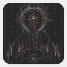 Adesivo Quadrado Cardinal Beacon