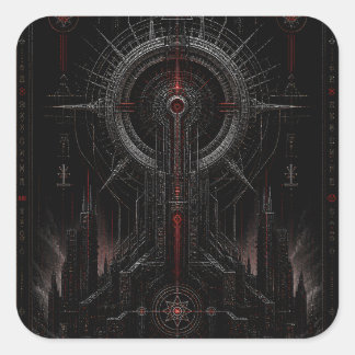 Adesivo Quadrado Cardinal Beacon