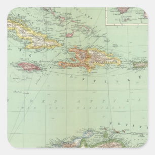 Adesivo Quadrado Caribe