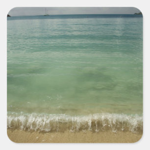 Adesivo Quadrado Caribe, Ilhas Virgens Americanas, Rua. Thomas, 4