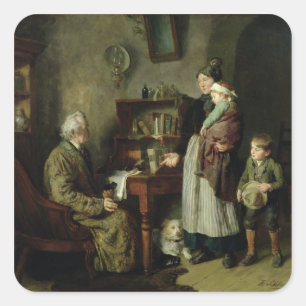 Adesivo Quadrado Caridade 2