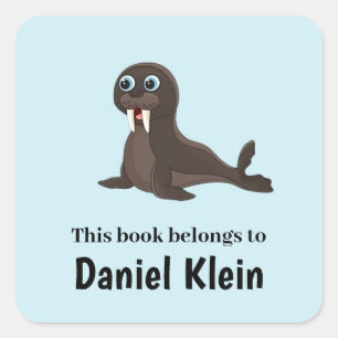 Adesivo Quadrado Carimbo de cinza