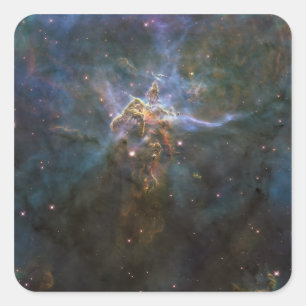 Adesivo Quadrado Carina Nebula - Pilares formadores de estrelas