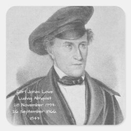 Adesivo Quadrado Carl Jonas Love Ludvig Almqvist