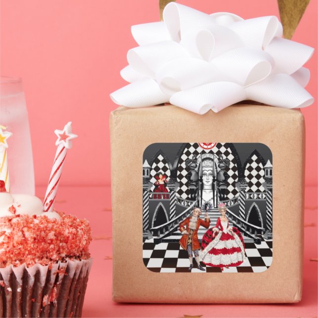 Adesivo Quadrado Carnival in a Magical land (Festa)