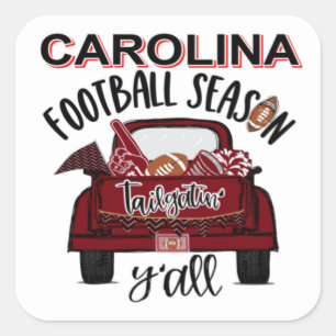 ADESIVO QUADRADO CAROLINA TAILGATIN