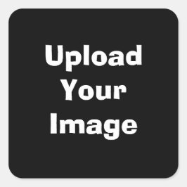 Adesivo Quadrado Carregamento de Fotografias Personalizado -