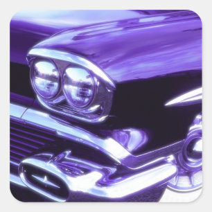 Adesivo Quadrado Carro clássico: Chevrolet 1958