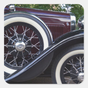 Adesivo Quadrado Carro Clássico Ford A 1930