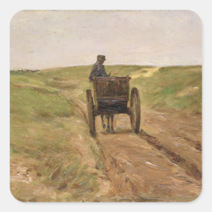 Adesivo Quadrado Carro em Katwijk, 1889