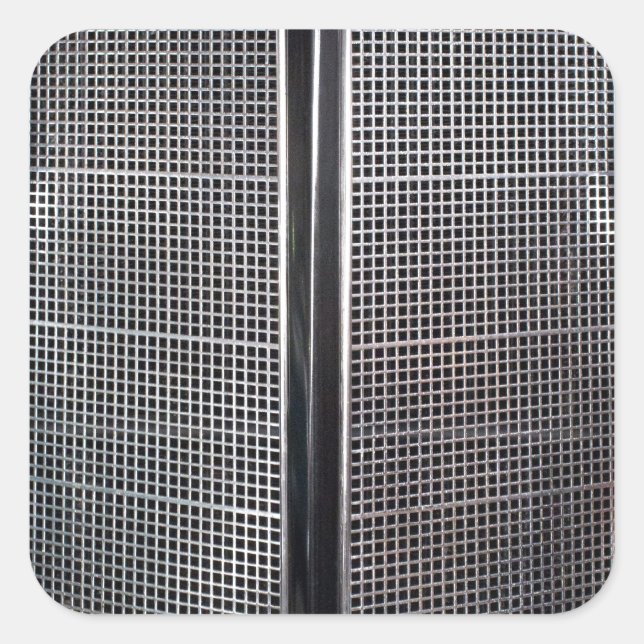 Adesivo Quadrado Carro vintage (Frente)