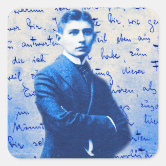 Adesivo Quadrado Carta De Kafka