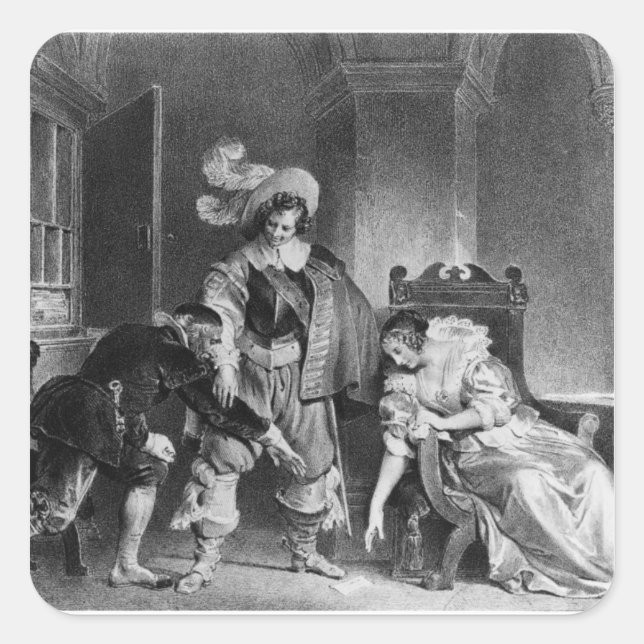 Adesivo Quadrado Carta de Lindor (Frente)