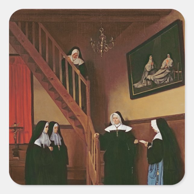 Adesivo Quadrado Carta de Recomendação, 1859 (Frente)