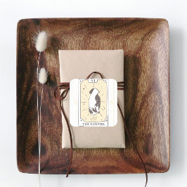 Adesivo Quadrado Cartas de Tarot | Chá de Panela | Casamento | Neut