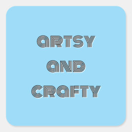 Adesivo Quadrado cartaz artístico, artístico e artesanato