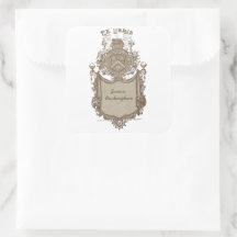 Cartaz de propriedade Ex Libris Casaco de armas