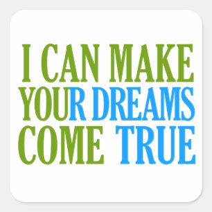 Adesivo Quadrado Cartazes do Dream Maker