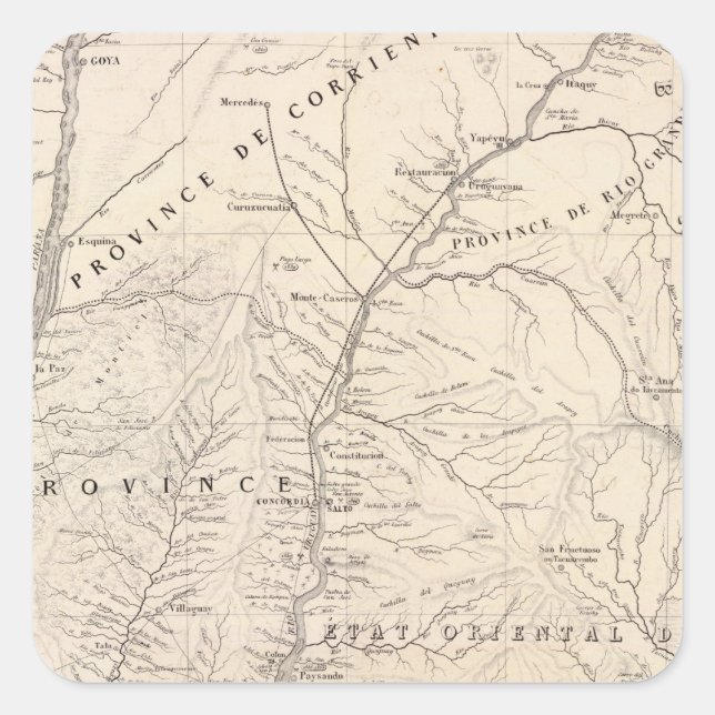 Adesivo Quadrado Carte, Entre Rios, Papais noeis Fe, Trilha Sonora (Frente)