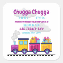 Cartoon Chugga Choo Segundo Aniversário