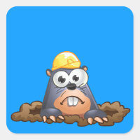 Cartoon Escavando Mole