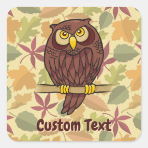 Adesivo Quadrado Cartoon Square Sticker