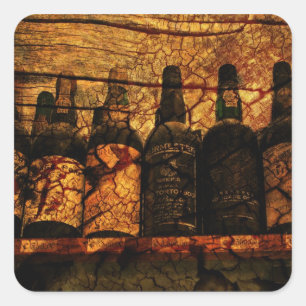 Adesivo Quadrado Carvalho maduro