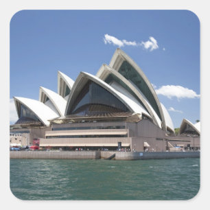 Adesivo Quadrado Casa da Ópera de Sydney exterior, Sydney, Nova Gal