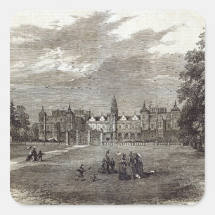 Adesivo Quadrado Casa de Hatfield