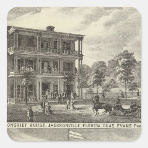 Adesivo Quadrado Casa de Moncrief, Jacksonville