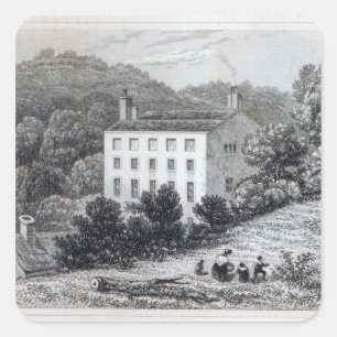 Adesivo Quadrado Casa de Quebeque