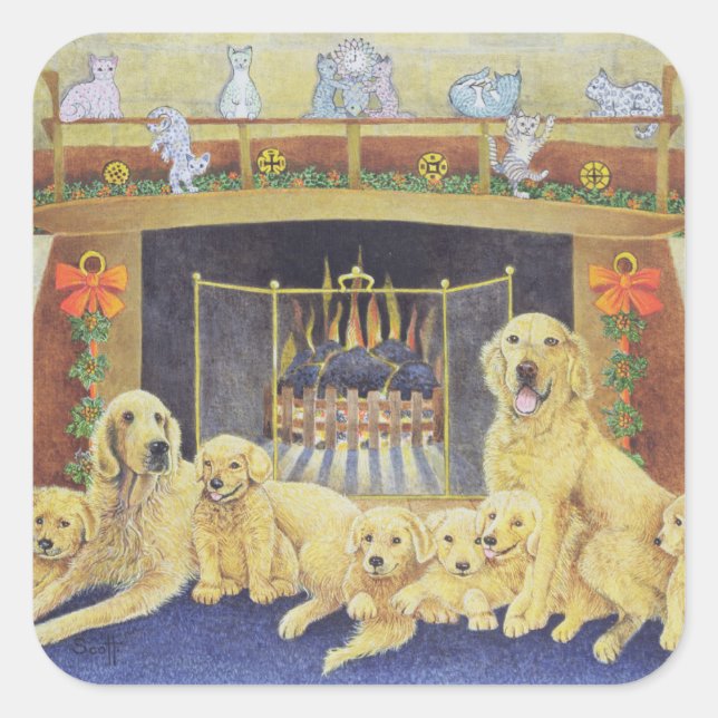 Adesivo Quadrado Casa e Coração (Frente)