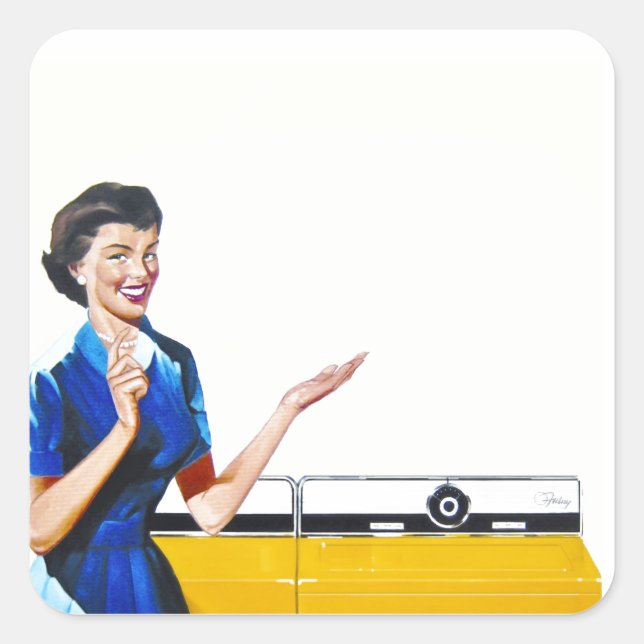 Adesivo Quadrado Casa e nova mulher (Frente)