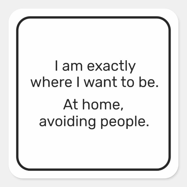 Adesivo Quadrado Casa (preto) (Frente)